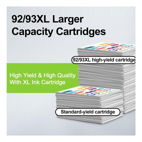 92xl 93xl Reemplazo De Cartuchos De Tinta Para El Paquete Hp