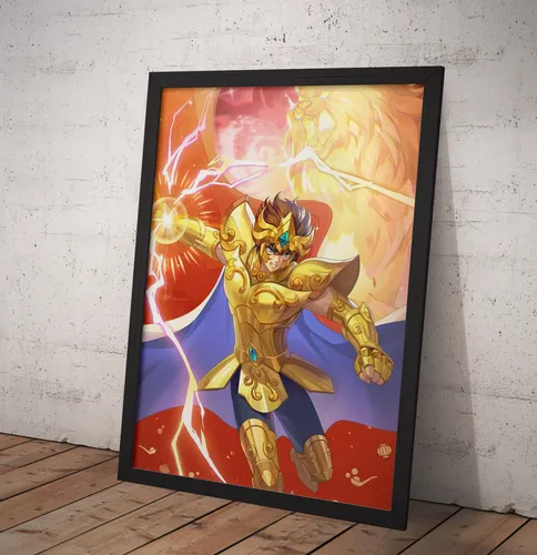 comprar Cuadro Aioria De Leo Saint Seiya 35x45cm Imprimetuposter