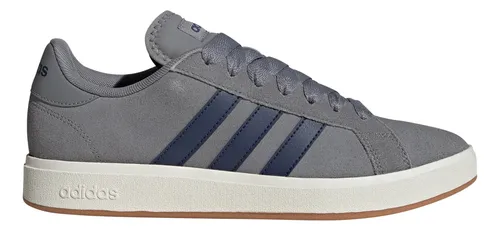 Tenis adidas Casual Grand Court Base 00s Hombre Gris Jq6017