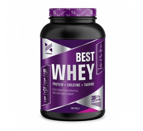 3 Uni Xtrenght Best Whey Proteina+creatina+taurina+enzimas