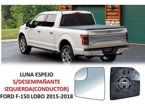 Luna Espejo S/desem C/mirilla Ford F-150 2015-2018 Izquierda