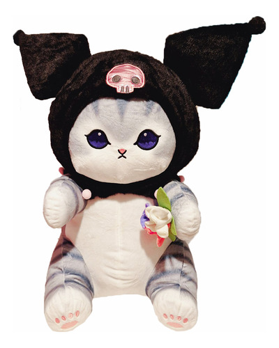 Juguete Peluche Kawaii Fusand Vestido De Kuromi Grande 60cm Color MOFUSAND KUROMI