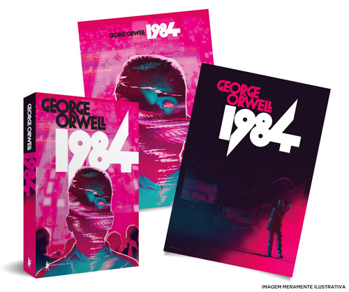 1984 - Edição com Brinde (Dois Pôsteres), de Orwell, George. Editora Globo S/A, capa mole em português, 2021