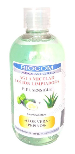 Agua Micelar Con Pepino 250ml Biocom - Banfield