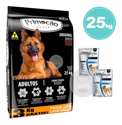 Primocao Negra Original Perro Adulto 25 Kg + Regalo Eleccion