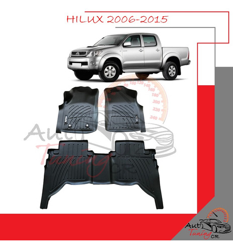 Alfombras Tipo Bandeja Toyota Hilux 2006-2015