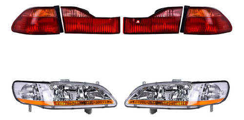 Set Calaveras + Faros Depo Honda Accord 1998-2000