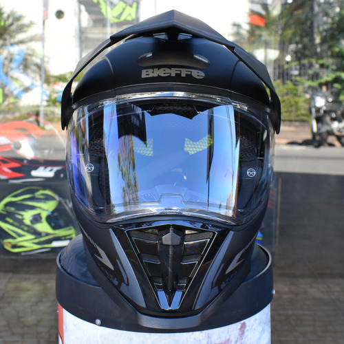 Capacete Masculino Bieffe B-trail Authentic Preto Fosco Moto