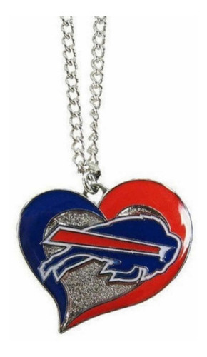 Collar  Nfl Búfalo Bills New York Corazon