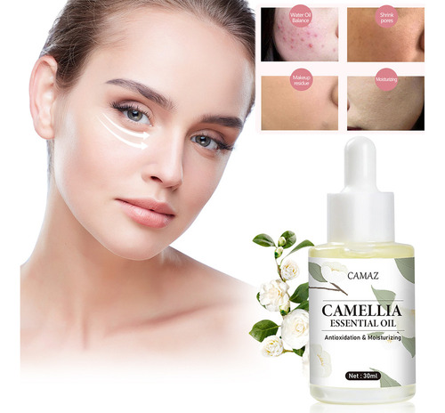 Óleo De Essência De Camélia Hidrata A Pele 30ml, Clareando E