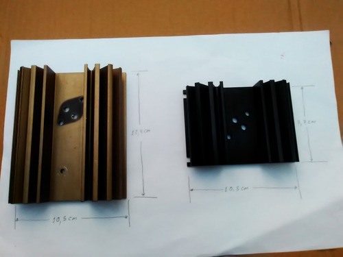 Disipadores De Calor De Aluminio Para Transistor De Potencia (Usado)