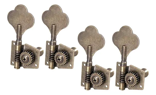 Clavijas De Afinación De Bajo Eléctrico Clavijas 4r Bronce