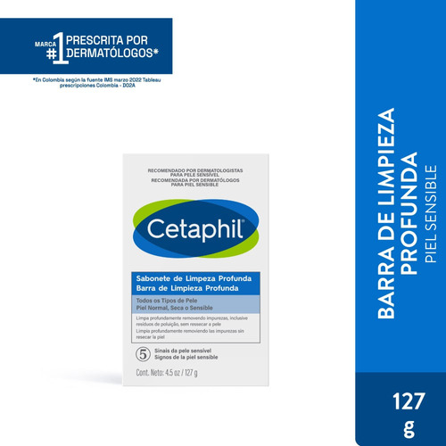 Barra Limpieza Profunda Cetaphil X 127g