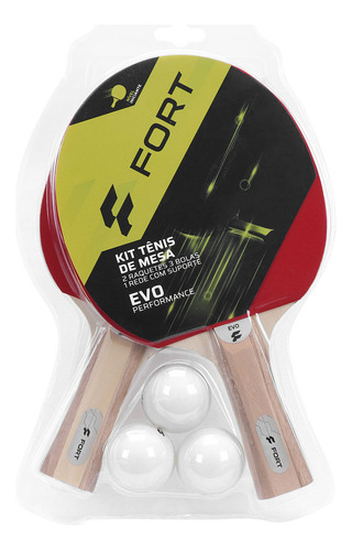 Kit Tênis De Mesa Fort Sports Evo Performance