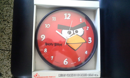 Reloj De Pared Angry Birds 25cm