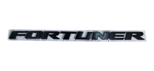 Letras Fortuner Capot Alto Relieve Negras