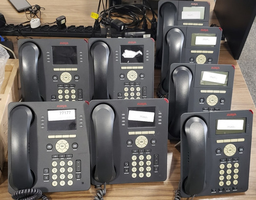 Kit Com 8x Telefone Ip Avaya Composto Por 4x 9620 + 4x 9611g