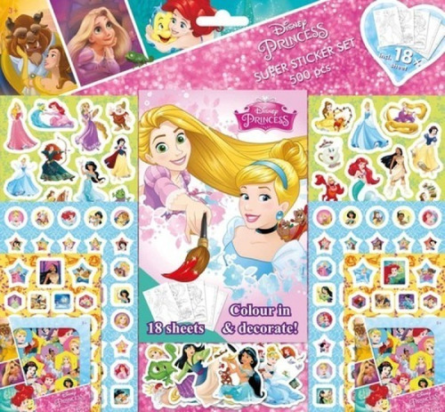  Princesas Disney Super Sticker 