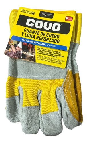 Guantes De Carnaza  Marca Covo