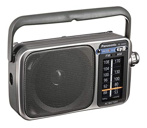 Panasonic Rf-2400 Radio Am / Fm, Plateado / Gris