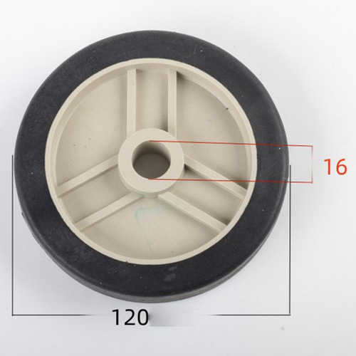 2 Ruedas Para Compresor De Aire (tornillos No 5 Pulgadas