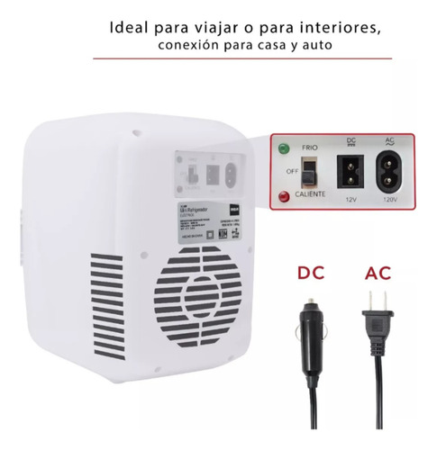 Mini Refrigerador Rca 4 Lt Blanco Rc4w
