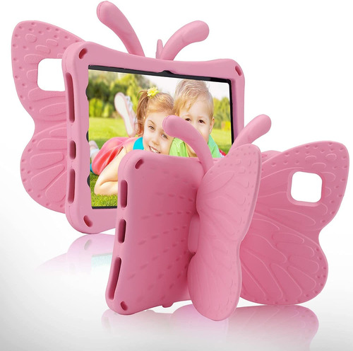 Funda De Galaxy Tab A7 De 10.4 Simicoo Para Ninos Mariposa