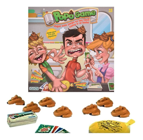 Popo Game Tan Facil Como Ir Al Baño Juego Mesa Tv Ditoys