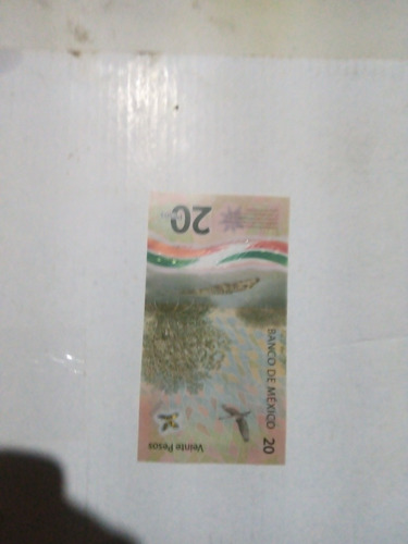 Billete Nuevo De 20 Pesos Con Serie Aa  1088784