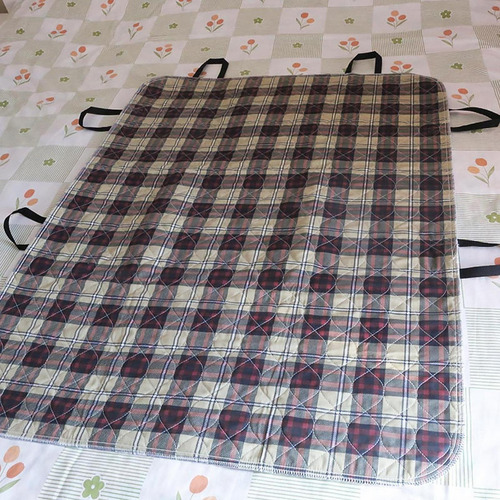 Colchoneta De Posicionamiento Con Asas Plaid Caki 90x120 Cm