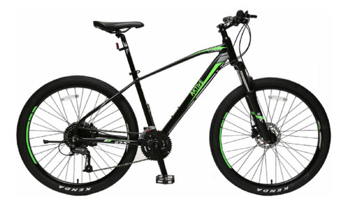 Bicicleta Aktive Dakar Marco Aluminio Rin 27.5 Negra/verde Color Negro Tamaño del marco M