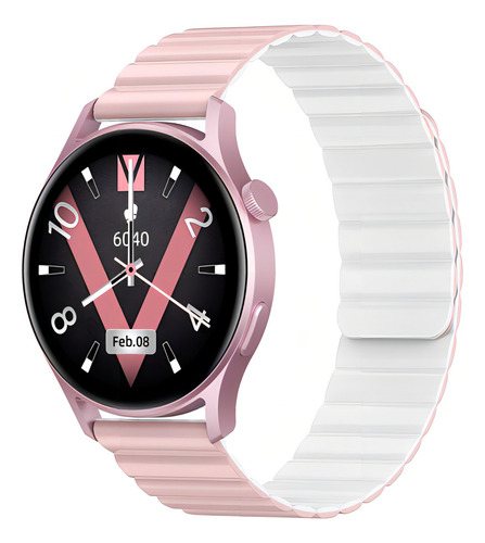 Smartwatch Kieslect Lora 2 Rosado 1.3 Con Llamadas 2 Correas