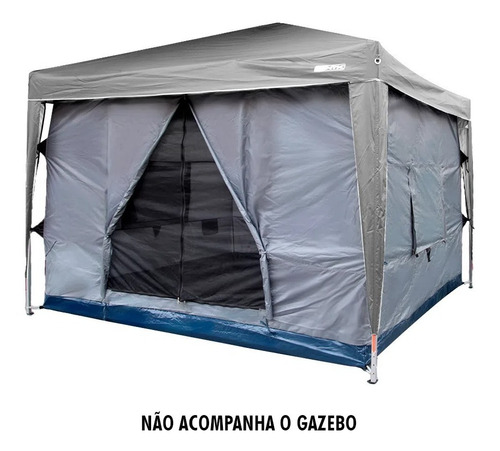 Barraca Transform Nautika (paredes E Piso) Para Gazebo 3x3