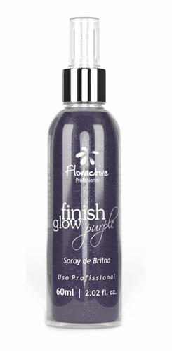 Imagem 1 de 6 de Finish Glow Purple - Spray Finalizador - Floractive - 60ml
