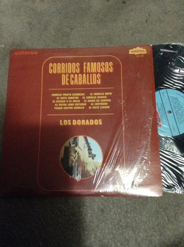 Lp Los Dorados /corridos De Caballos