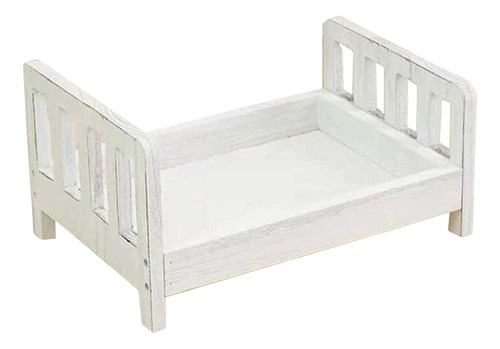 Accesorios De Fotografía De Cama De Madera Para Blanco