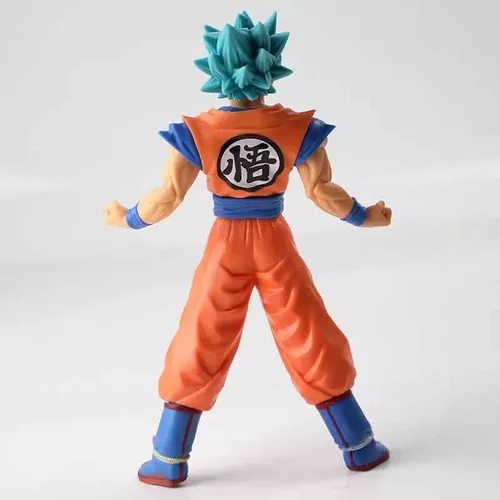 Boneco Dragon Ball Goku Super Sayajin Blue 18 cm