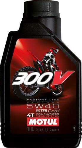 Motul 300v 5w40 Road Racing Factory Line Sintético 1 Lt 