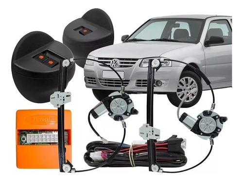 Kit Levanta Cristales Vidrios Volkswagen Gol Power 3ptas.