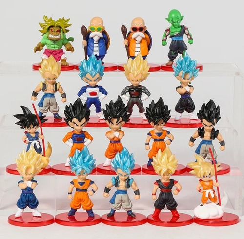 Set 9 Figuras Dragon Ball Z 7cm Aprox. Maestro Roshi