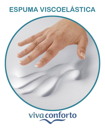 Kit 5 Travesseiros Nasa Visco Antiácaros Viva Conforto