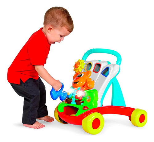 Chicco Andadera Para Bebé 2 En 1 Tablero Con Juegos Luces Y