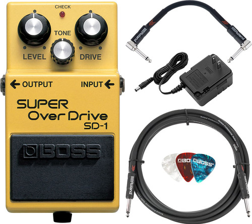 Sd-1 Super Overdrive Adaptador Corriente Roland Cable Pua