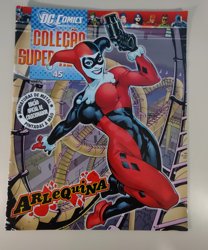Revista Super Heróis Sem Miniatura Comics 45 Arlequina-leia