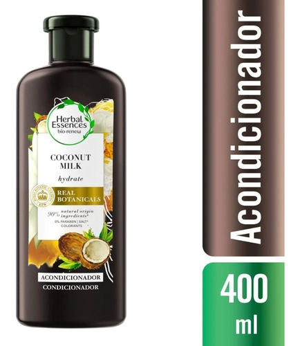 Herbal Essences Hydrate Coconut Milk Acondicionador 400ml