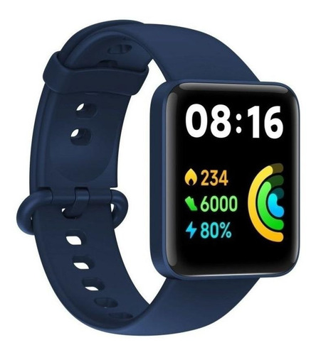 Imagen 1 de 2 de Xiaomi Redmi Watch 2 Lite 1.55" caja blue, malla blue de tpu