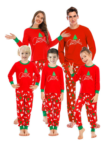 B Pijamas De Navidad Familia Ropa Para Padres E Hijos Casa 0