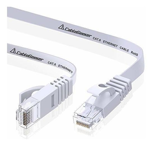 Cable Ethernet Cat 6, Paquete De 5, 10 Pies, Cable Plano De 