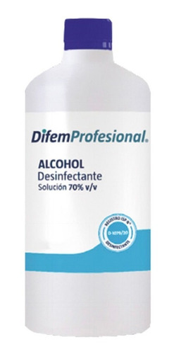 Alcohol Desnaturalizado 70° 1 Litro -  Solumedica