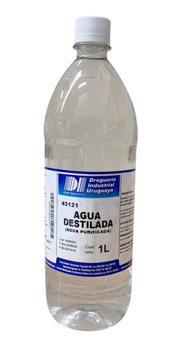 Agua Destilada 1l - Diu